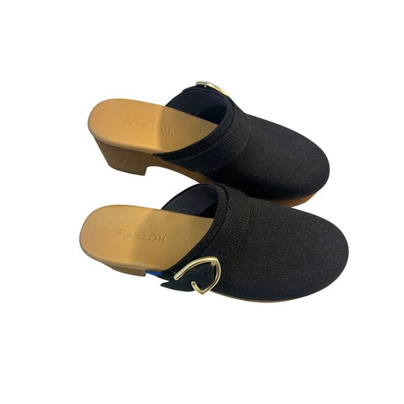 Rothy's Black Mules with Open Back Design Size 9 9.5 - Picture 4 of 9